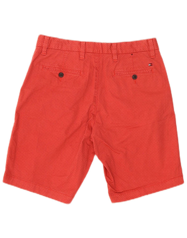 Мужские шорты чинос Tommy Hilfiger Brooklyn W30, средний красный с геометрическим узором