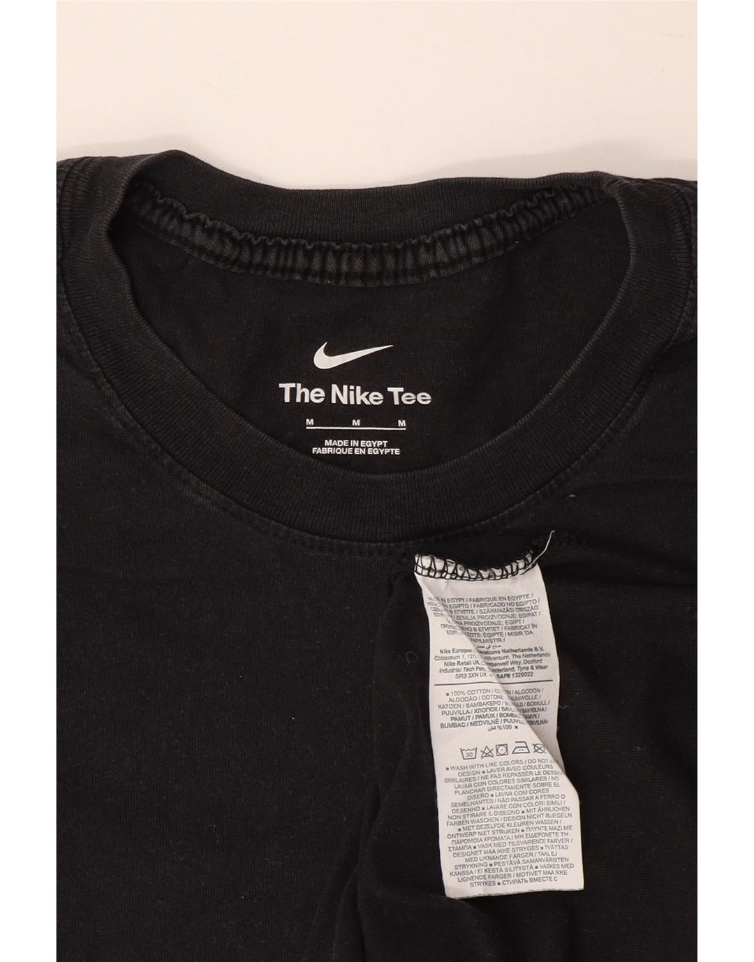 Мужская футболка NIKE Tottenham Hotspur с графическим рисунком, средний черный хлопковый топ