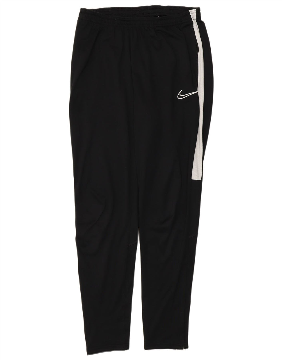 Женские спортивные брюки Nike UK 12, средний полиэстер в черную полоску