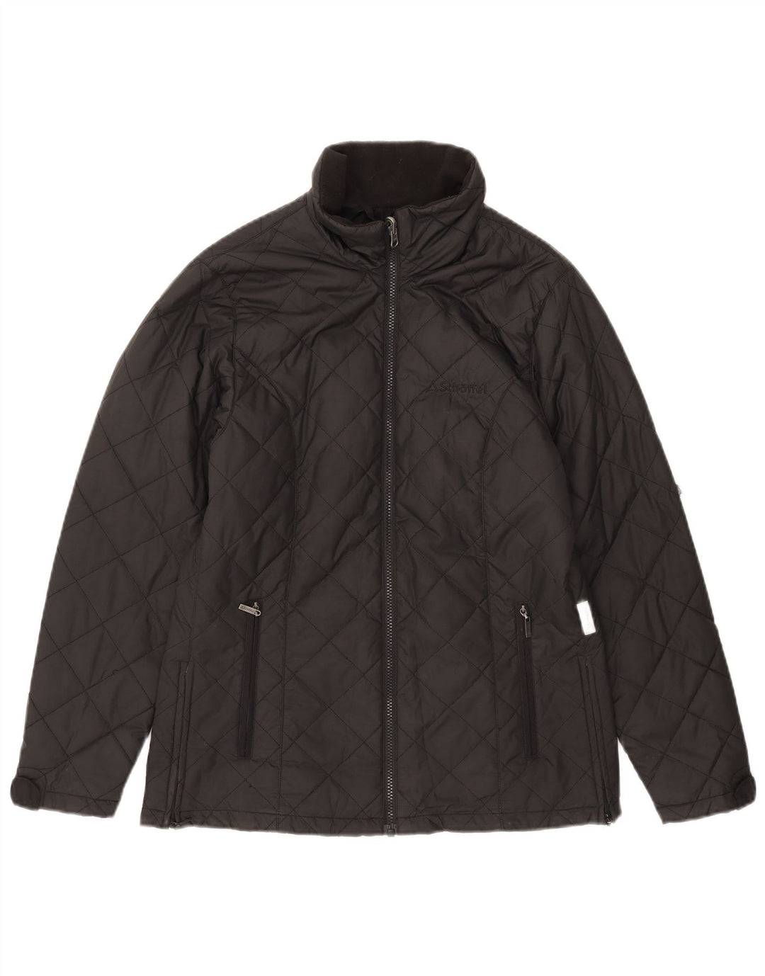 Женская стеганая куртка оверсайз Schoffel UK 10 маленькая черная из полиэстера