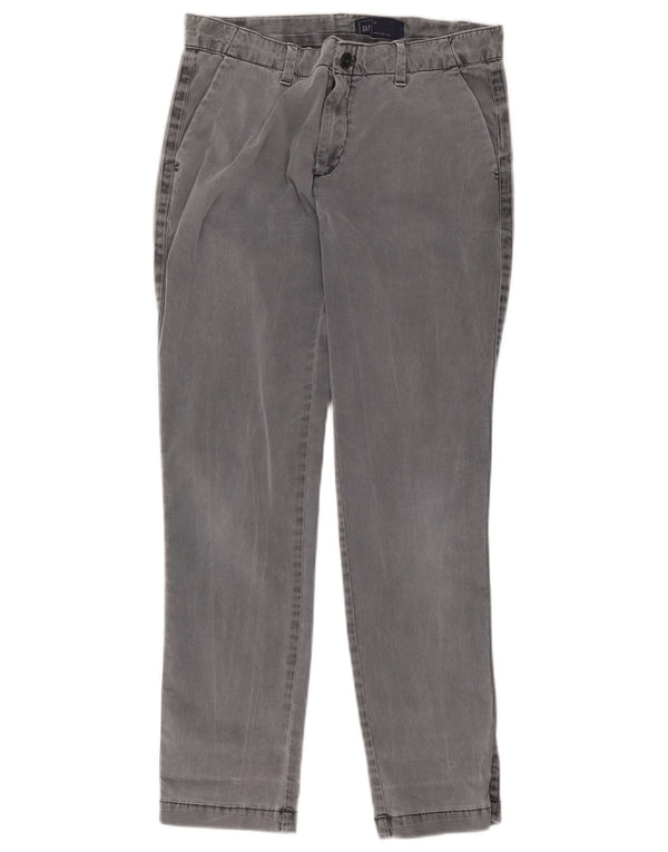 Женские прямые брюки чиносы Gap, США 2 XS W28 L28, серые, хлопковые