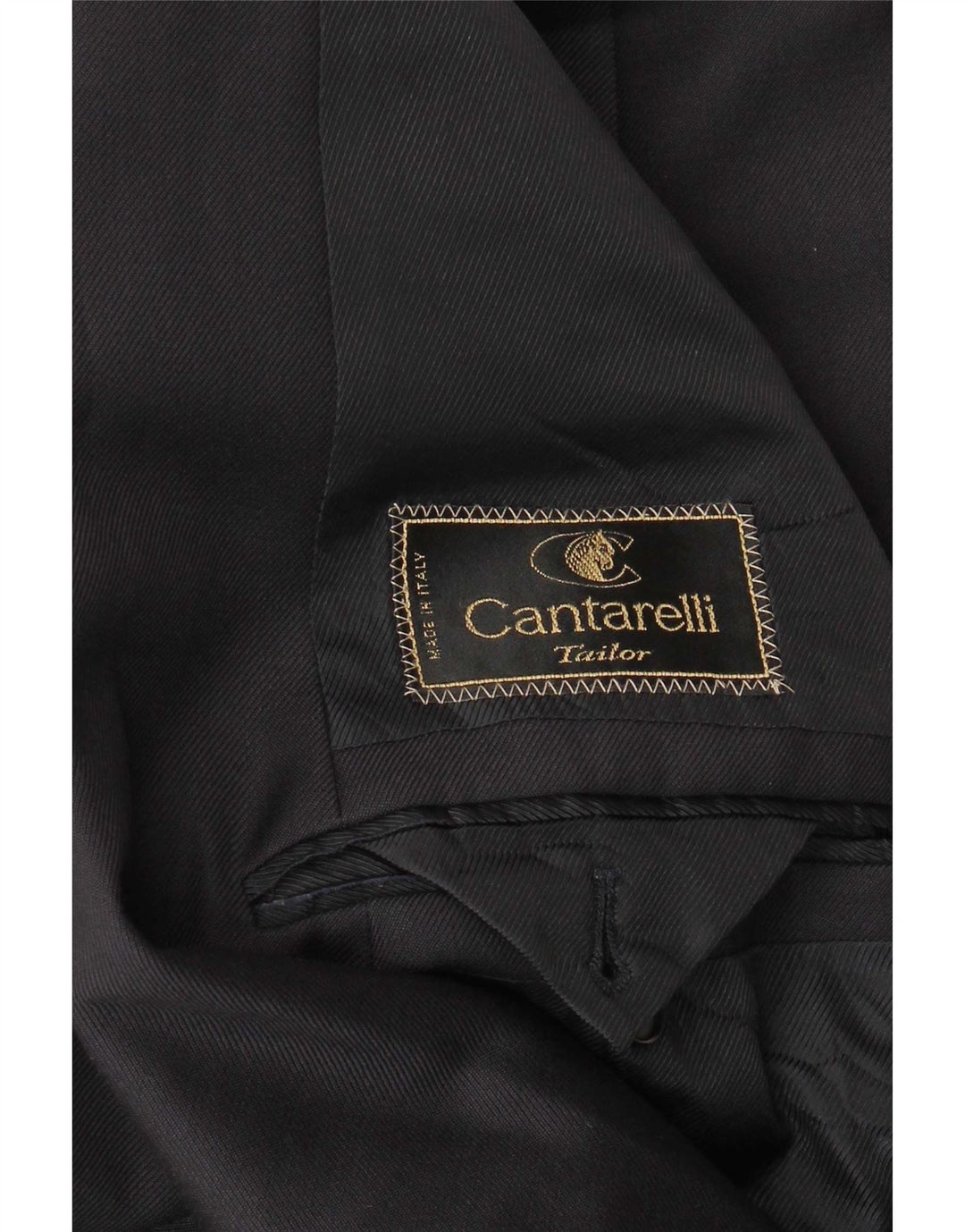 Мужской двубортный пиджак Cantarelli UK 40, большой черный