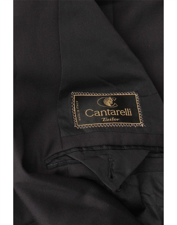 Мужской двубортный пиджак Cantarelli UK 40, большой черный