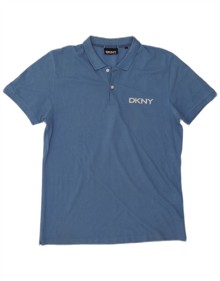 Мужская рубашка поло Dkny, большая синяя