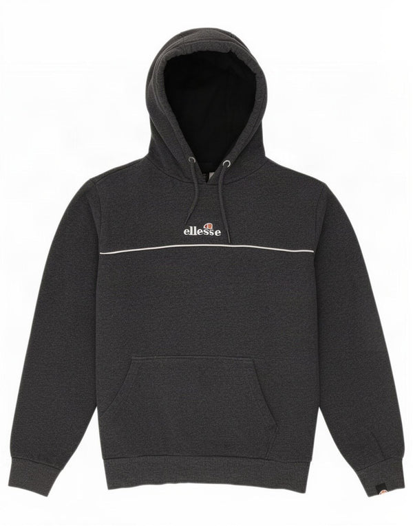 Женский джемпер с капюшоном Ellesse среднего серого цвета, хлопок