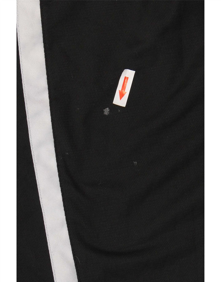 Мужские спортивные шорты Nike Dri Fit, маленькие черные полиэстер с цветными блоками