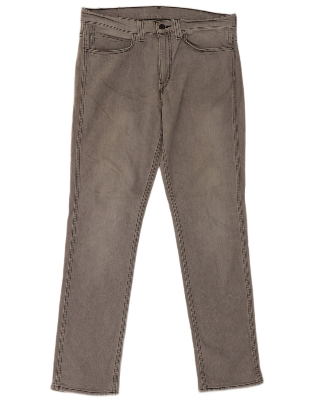 Мужские зауженные джинсы Levi's 511 W34 L32 серого цвета, хлопок