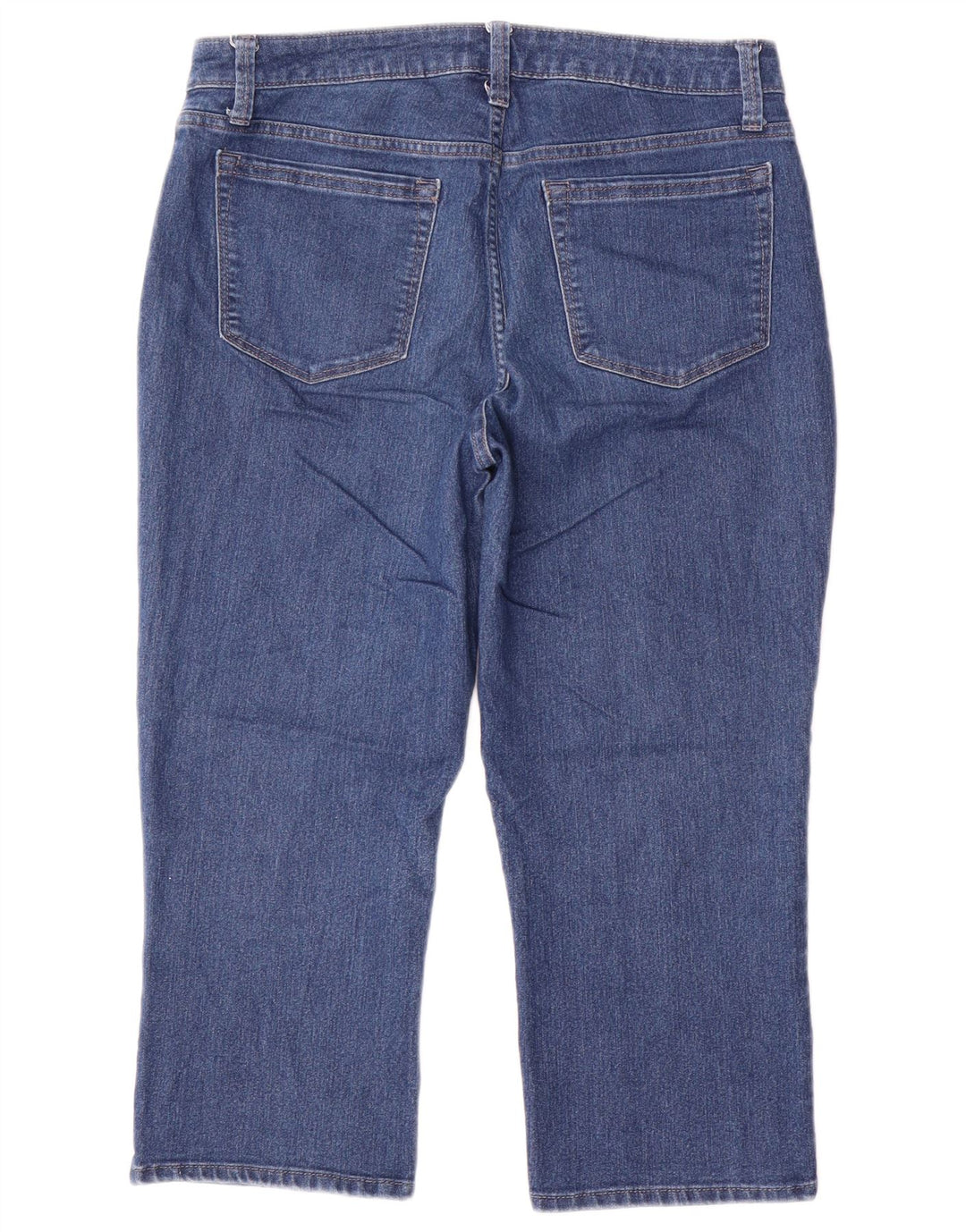 Женские капри Lee со средней посадкой, США 10, большие размеры W32 L21, синий хлопок