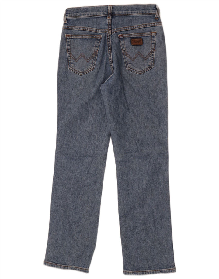 Женские прямые джинсы Wrangler США 10, средние W28 L28, синие, хлопок