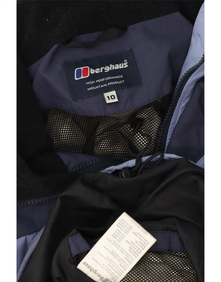Женская куртка-дождевик оверсайз Berghaus UK 10, маленький синий полиэстер