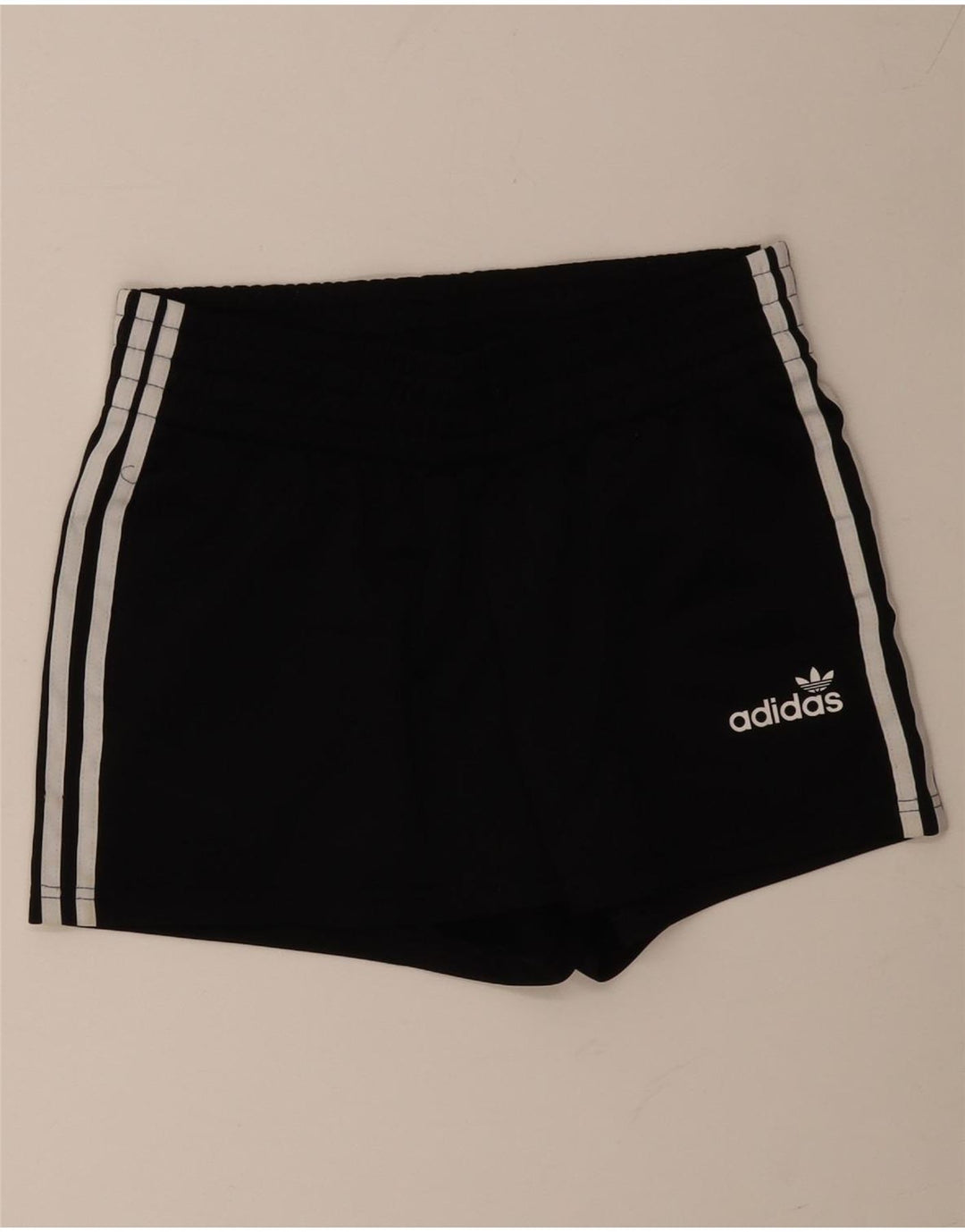 Женские спортивные шорты ADIDAS UK 12, средний черный, полиэстер