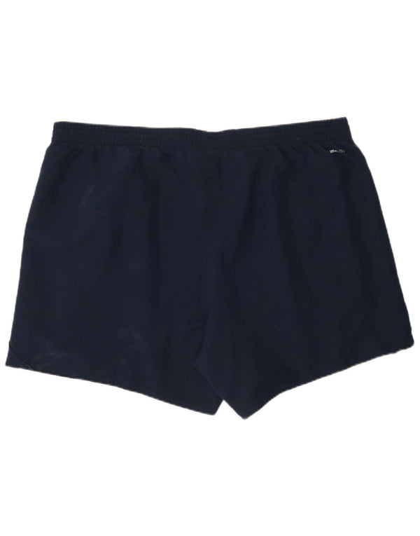 Мужские спортивные шорты Adidas Climalite 2XL темно-синие из полиэстера