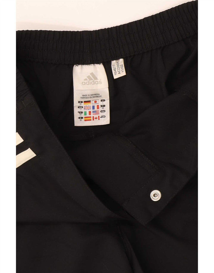 Женские повседневные шорты Adidas Climalite UK 12 Medium W28, черный полиэстер