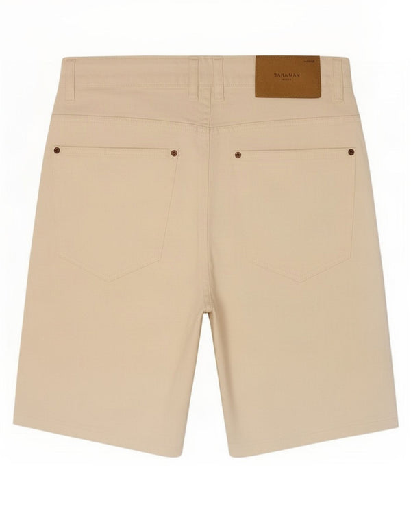 Мужские джинсовые шорты Zara EU 42 Large W32 Off White