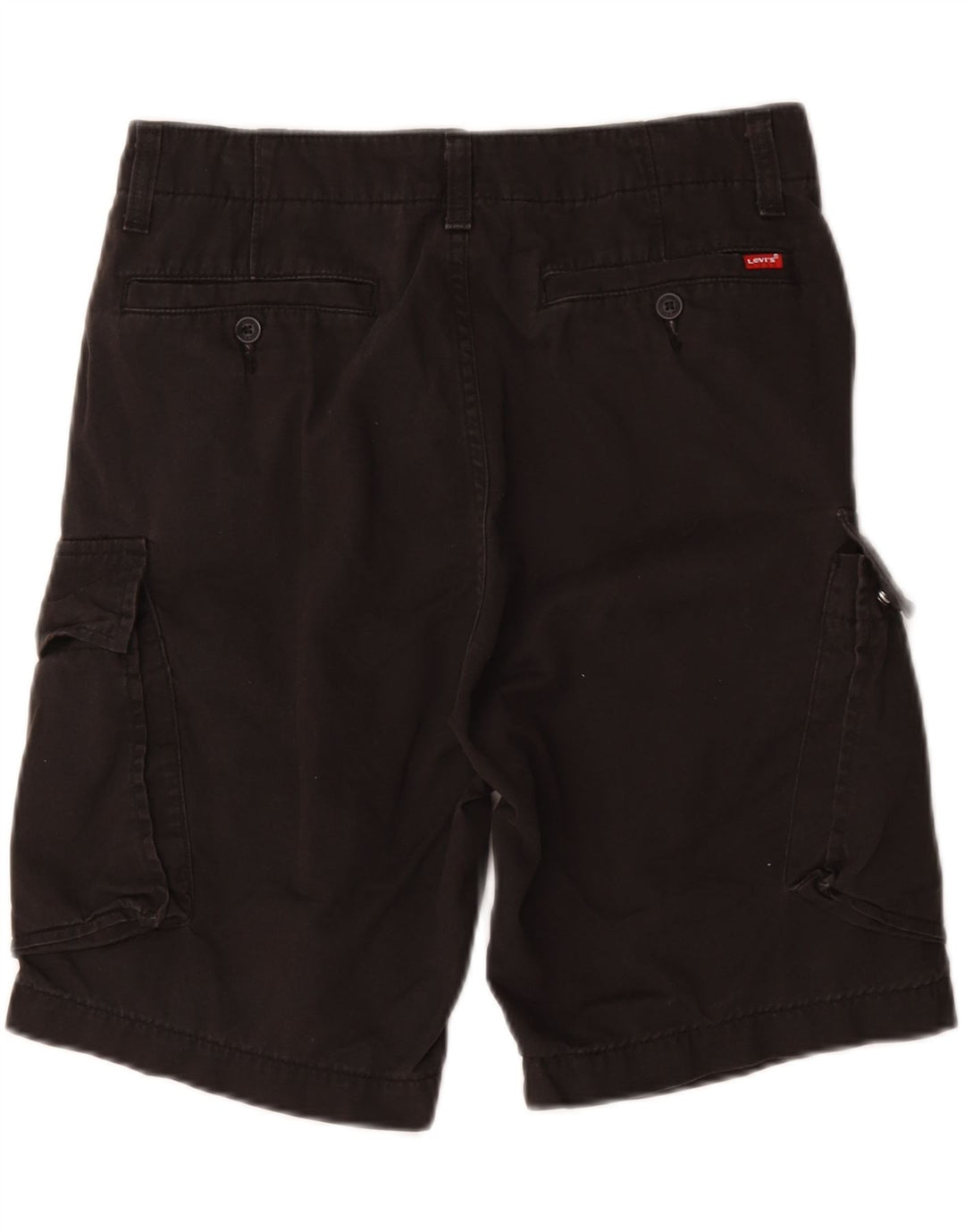 Мужские шорты-карго Levi's W30, хлопковые, среднего размера, черные