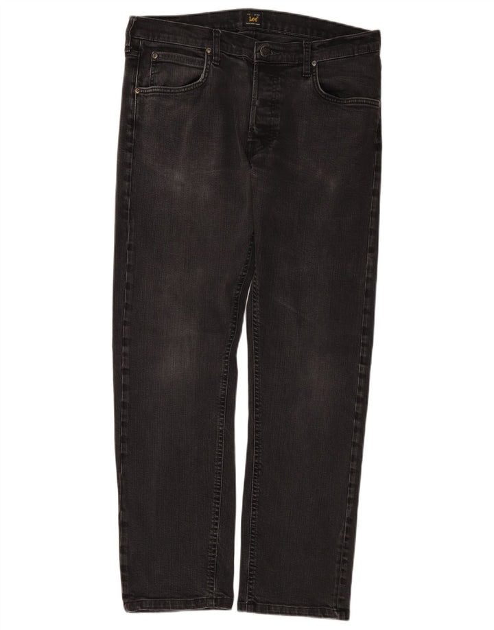 Мужские прямые джинсы Lee Daren W33 L29, черный хлопок