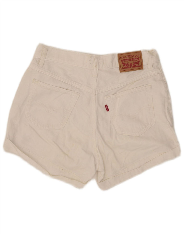 Женские джинсовые шорты Levi's W27, маленькие белые
