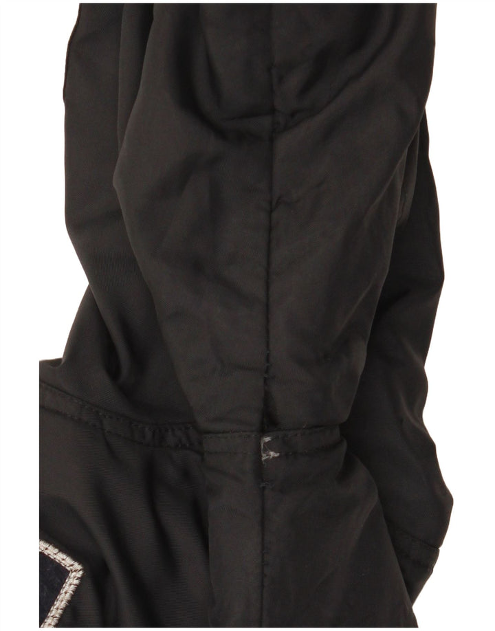 Мужская куртка-бомбер FOGLIADORO UK 40, большая, черная