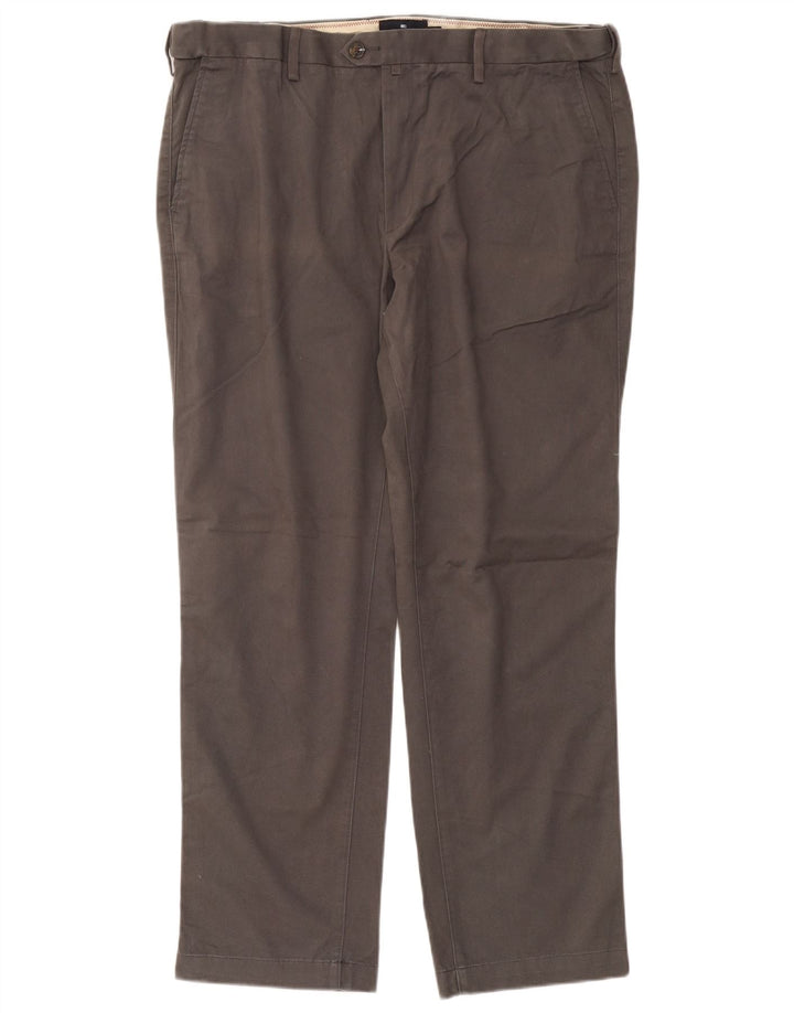 Мужские прямые брюки чинос Marks & Spencer Blue Harbour W40 L31 серые