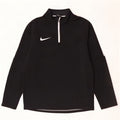 Мужской пуловер с воротником на молнии Nike Dri Fit, маленький черный цветной блок