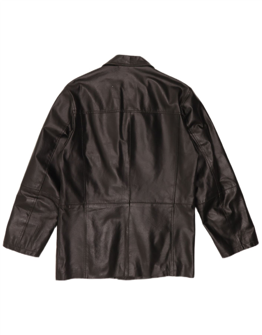 Винтажная мужская кожаная куртка UK 42 XL, черная кожа