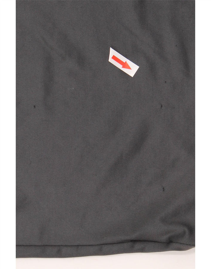 Мужская рубашка-поло стандартного кроя Nike Dri Fit, большая серая полиэстер с цветными блоками