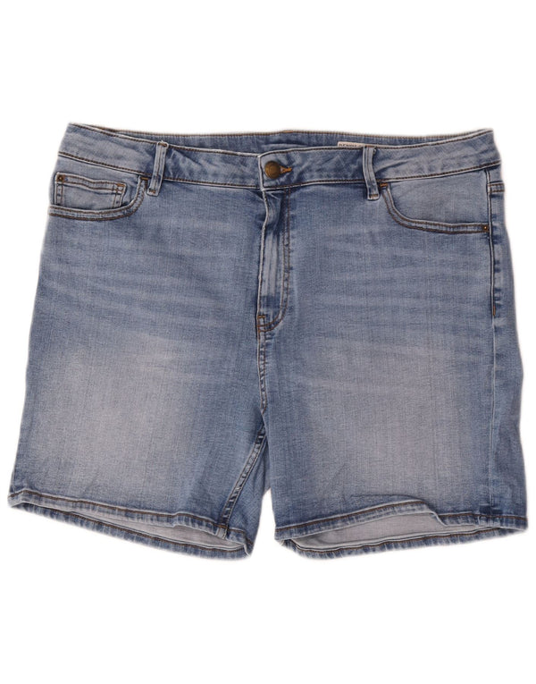 Женские джинсовые шорты Marks & Spencer UK 18 XL W36 Синие, хлопок
