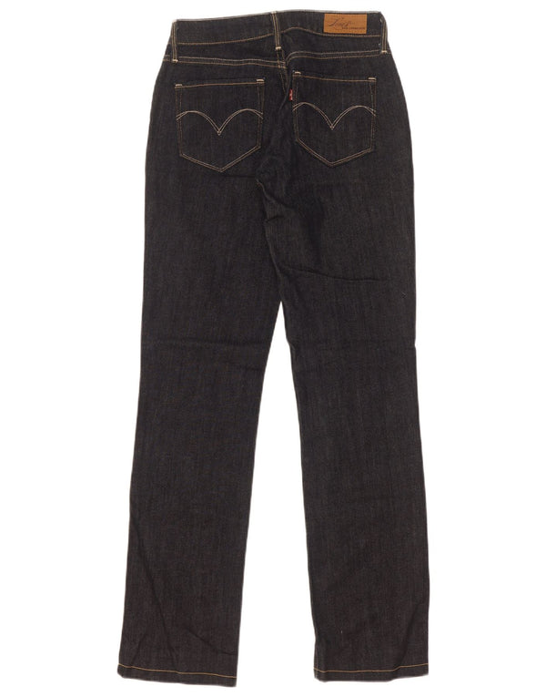 Женские прямые джинсы Levi's Bold Curve W25 L32, черный хлопок