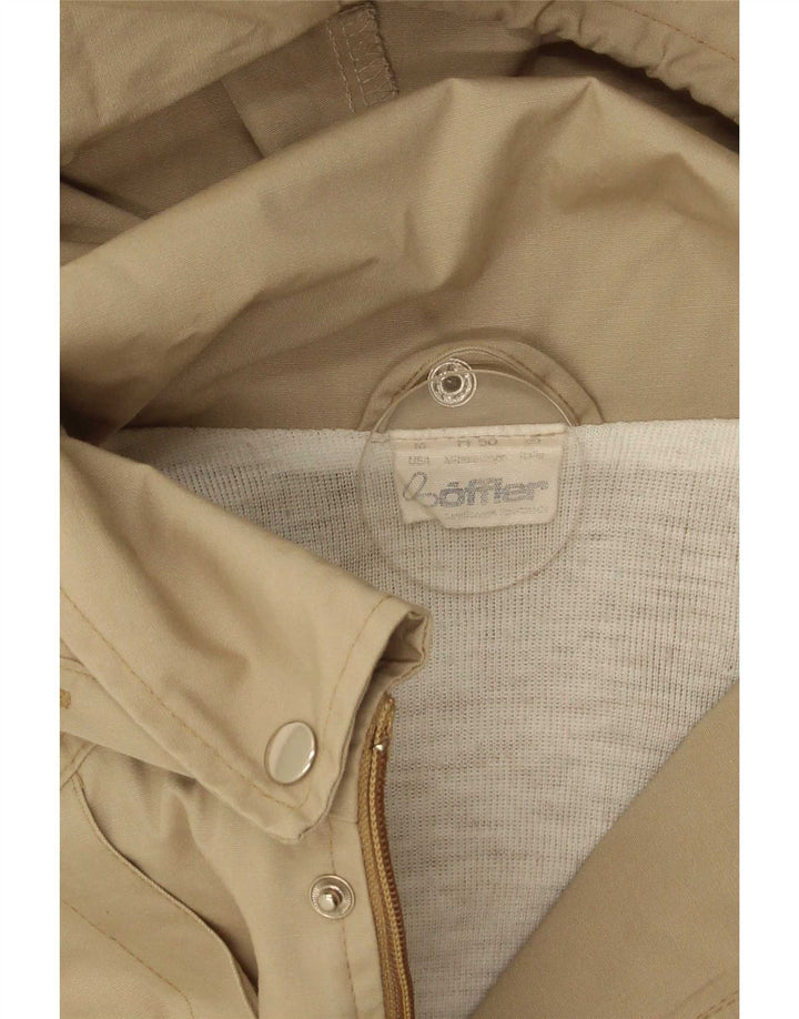 Loffler Мужская парка с капюшоном UK 38 Medium Beige