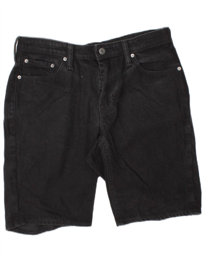 Мужские джинсовые шорты LEVI'S 541 W30, средний черный хлопок