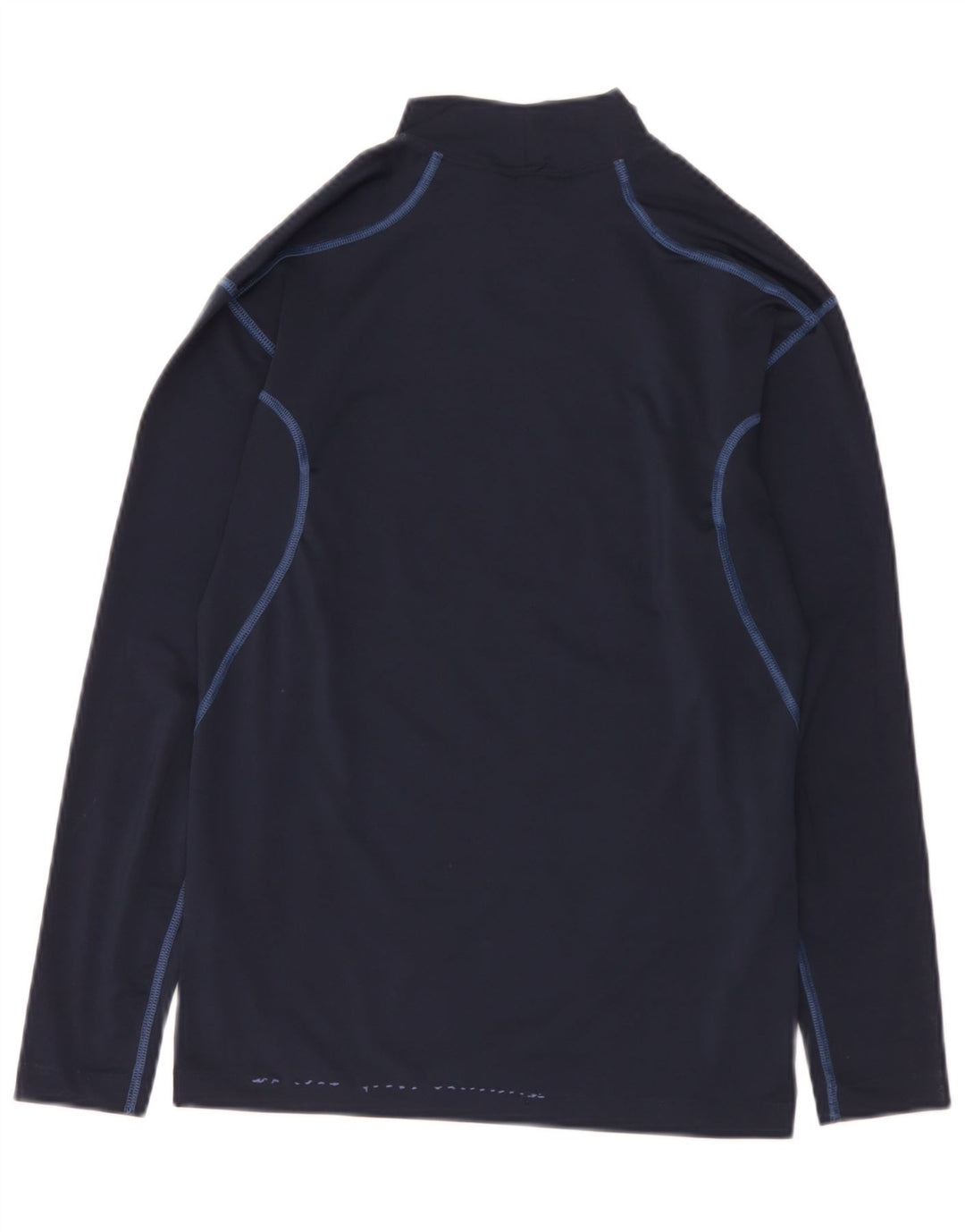 Мужской топ Nike Dri Fit с длинным рукавом UK 42/44, большой темно-синий, полиэстер