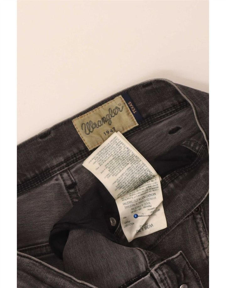 Мужские прямые джинсы Wrangler Texas W36 L30, серый хлопок