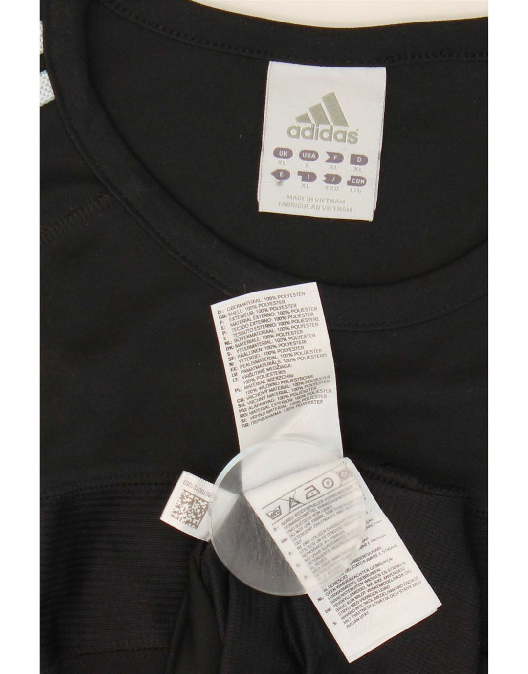 Мужской жилет Adidas Climacool Top XL, черный полиэстер