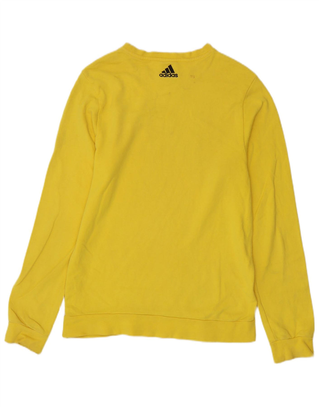 Adidas Мужской Толстовка С Графикой Джемпер Средний Желтый
