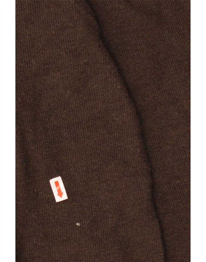 IZOD Мужской топ с длинным рукавом 2XL, коричневый, хлопок с цветными блоками