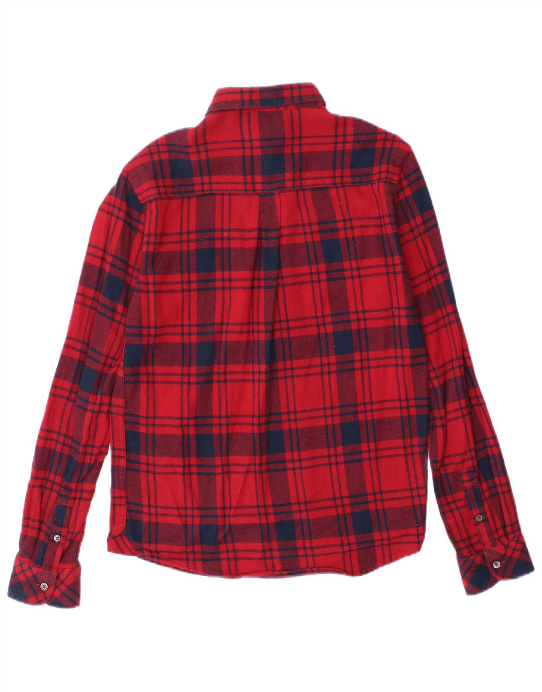 LYLE & SCOTT Boys Flannel Shirt 12-13 Years Red Check Cotton