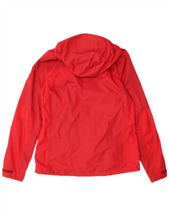 Женская дождевик с капюшоном JACK WOLFSKIN UK 8/10, маленький красный полиамид