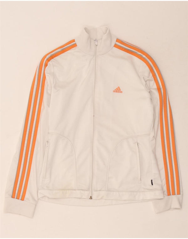 Женский спортивный костюм Adidas Top Jacket UK 14, средний белый полиэстер