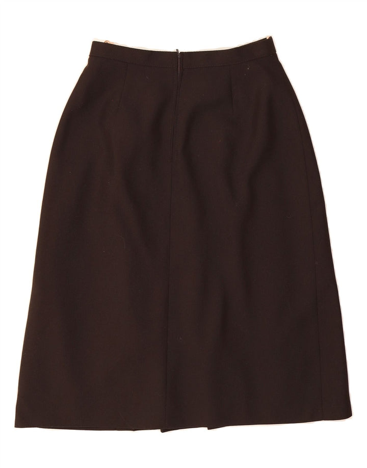 DORENE Womens A-Line Skirt UK 14 Medium W28  Brown Viscose Vintage Dorene and Second-Hand Dorene from Messina Hembry 