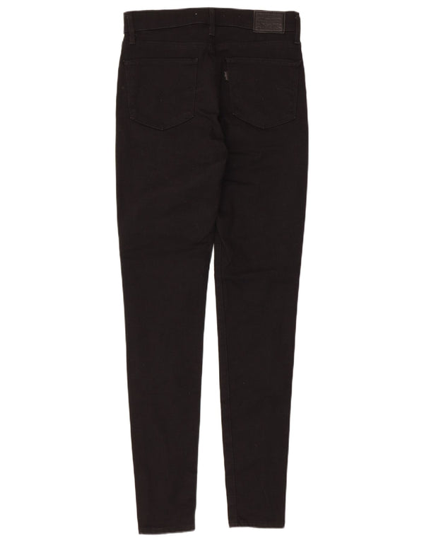 Женские джинсы скинни Levi's 720 с супервысокой посадкой W26 L30, черный хлопок