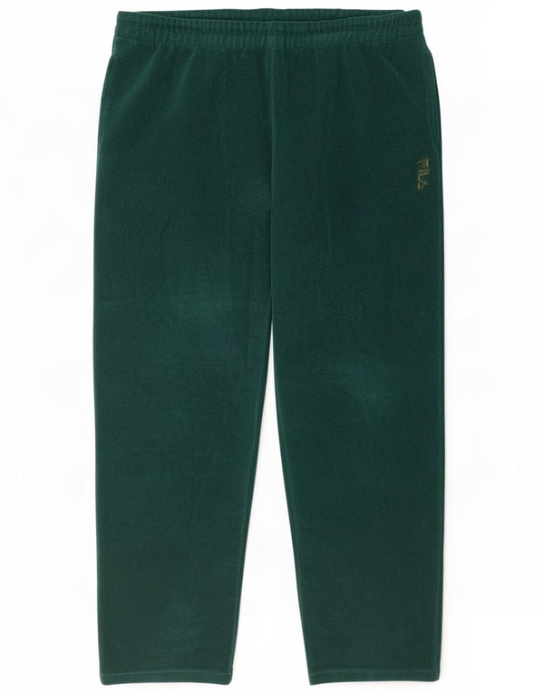 Fila Женские флисовые спортивные брюки IT 56 4XL Зеленый