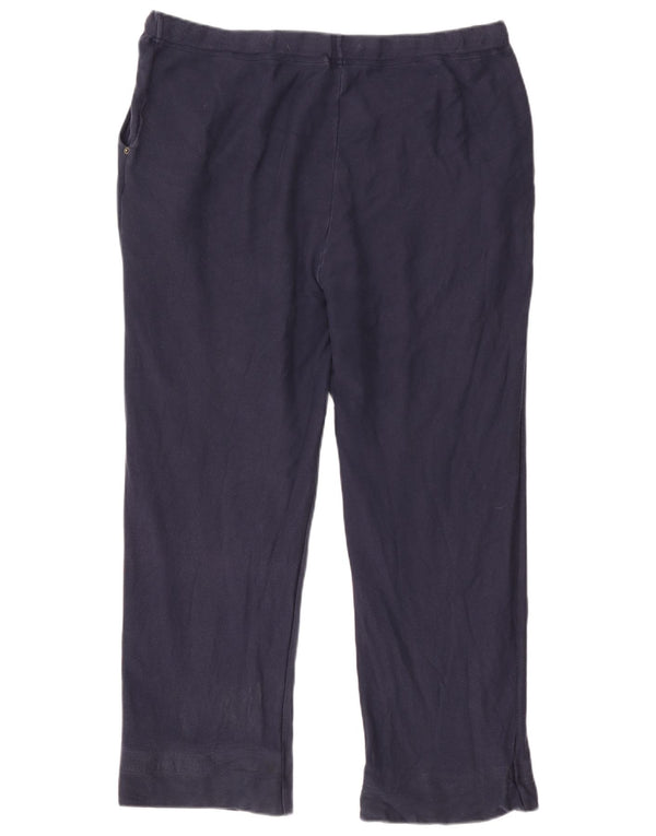 Женские спортивные брюки Marks & Spencer UK 22 2XL темно-синие, хлопок