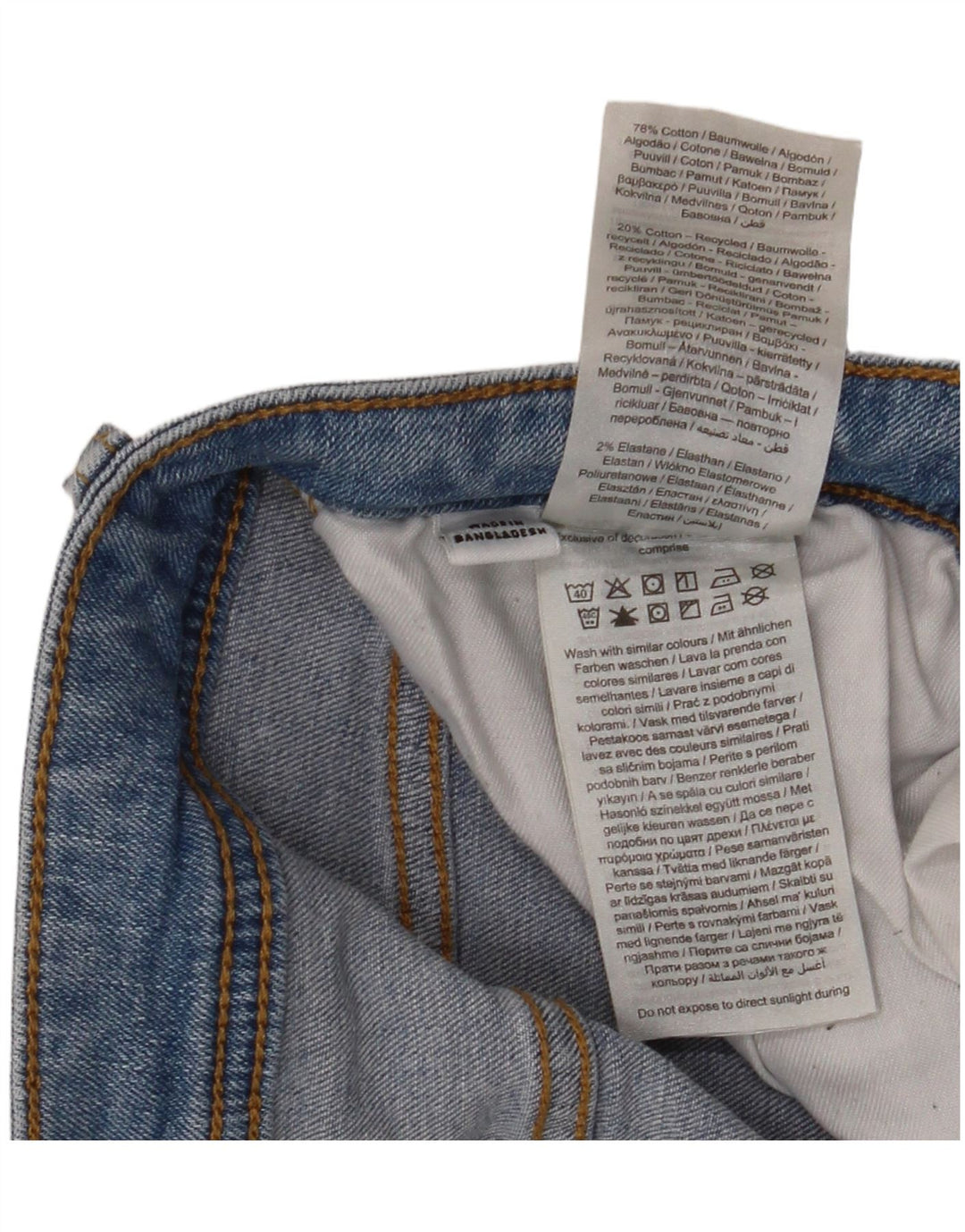Женские узкие джинсы Jack & Jones W32 L32, синие, хлопок