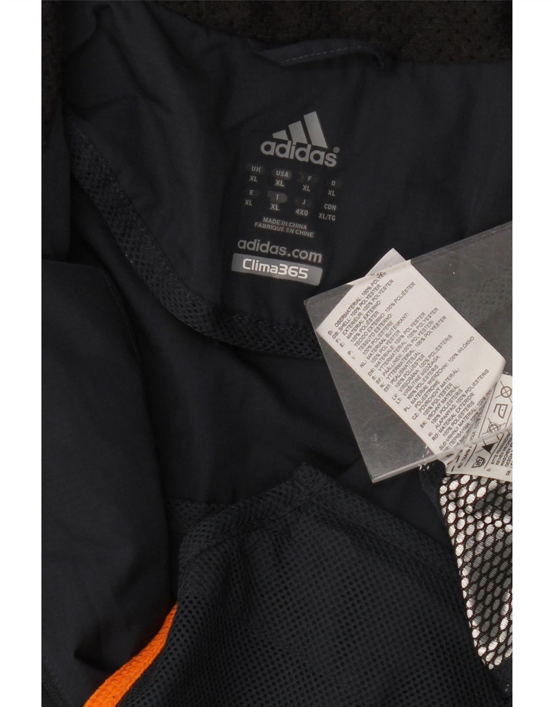 Мужская дождевик ADIDAS Clima 365 UK 42 XL Темно-синий полиэстер