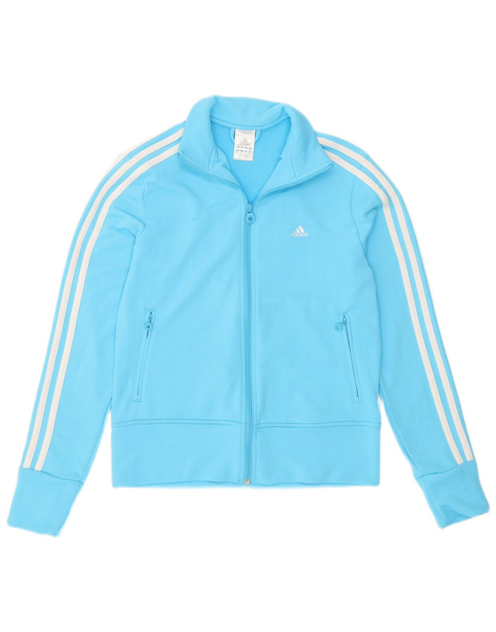 Женский спортивный костюм Adidas Top Jacket UK 14, средний синий полиэстер