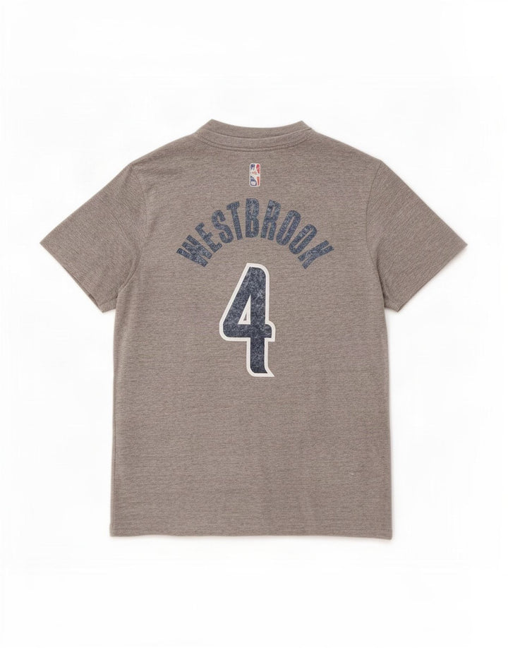 Мужская футболка с рисунком Nike Washington Wizards, средний серый цвет