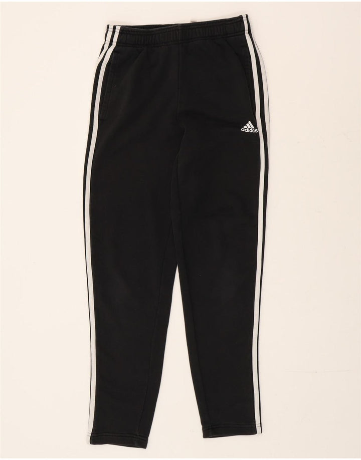 Мужские спортивные брюки Adidas, маленькие черные, хлопковые