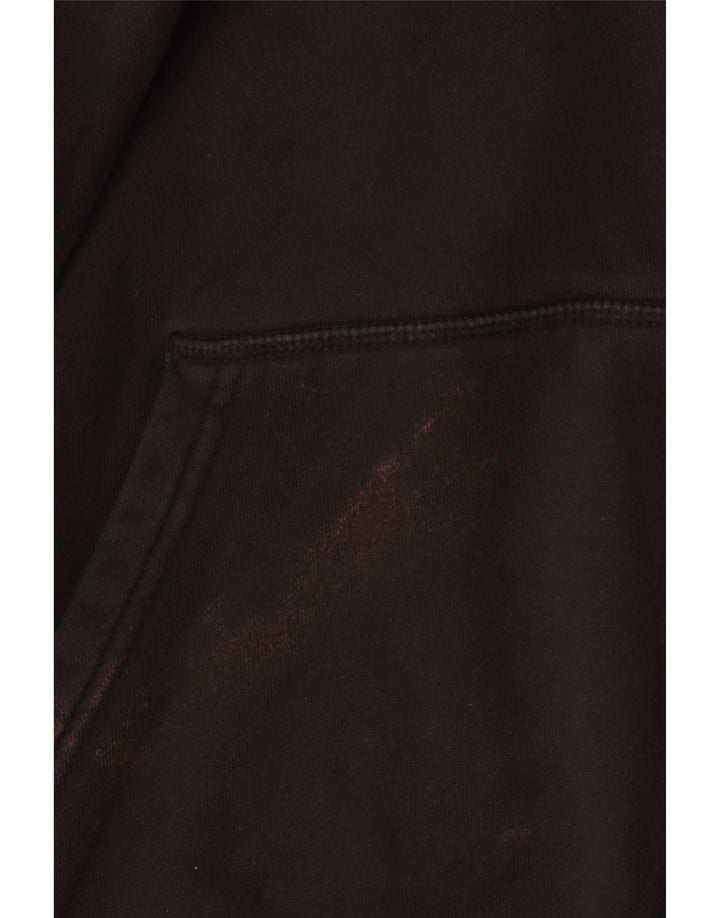 Женский джемпер с капюшоном свободного кроя ADIDAS UK 14, большой черный хлопок