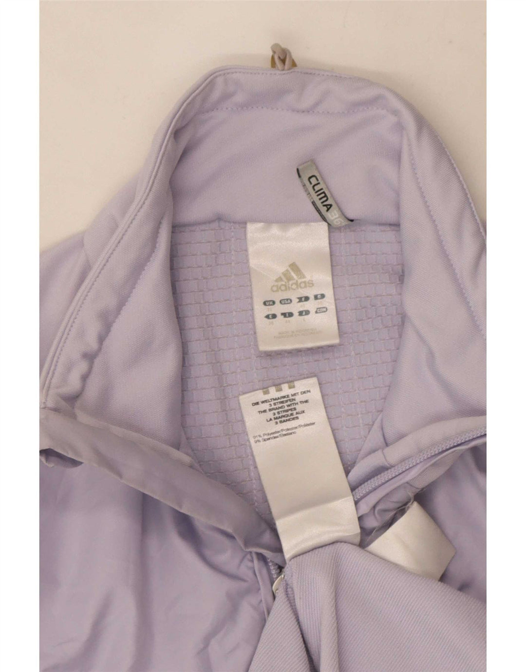 Женская спортивная куртка Adidas Clima 365 UK 12, средний фиолетовый полиэстер