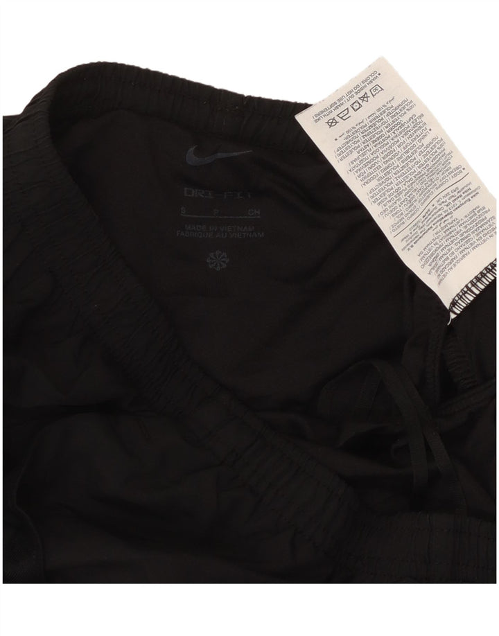 Мужские спортивные шорты Nike Dri Fit, маленькие черные, из полиэстера